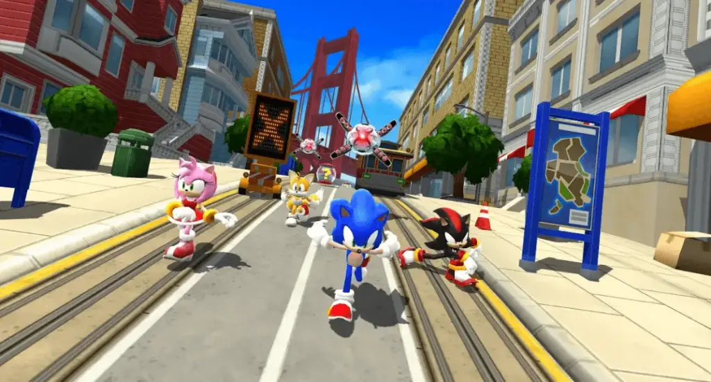 Features of Sonic Forces MOD APK
