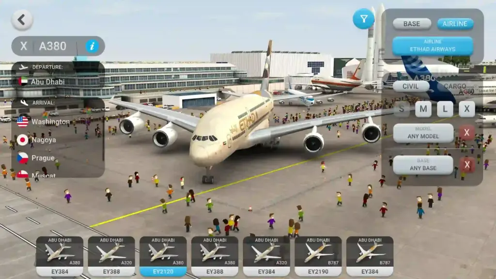 Gameplay of World of Airports Mod APK