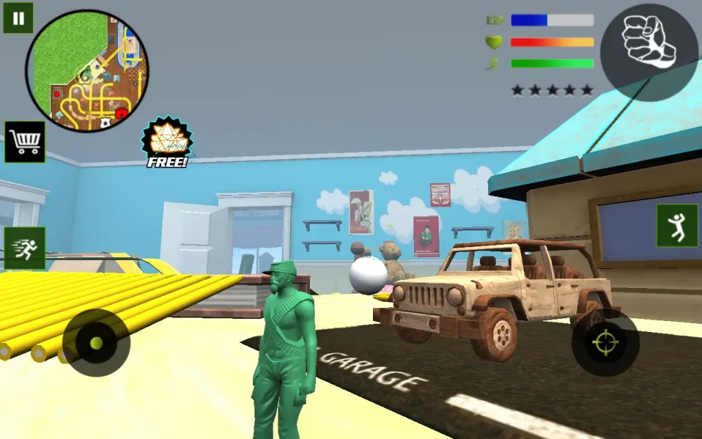 Gameplay Of Army Toys Town Mod APK