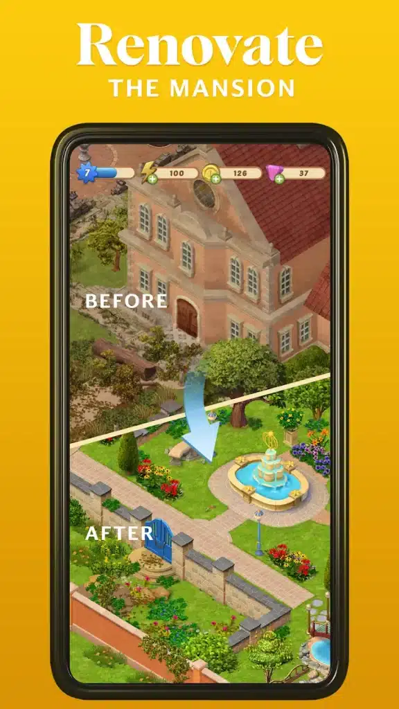 The Game Play Of Merge Mansion Mod APK 