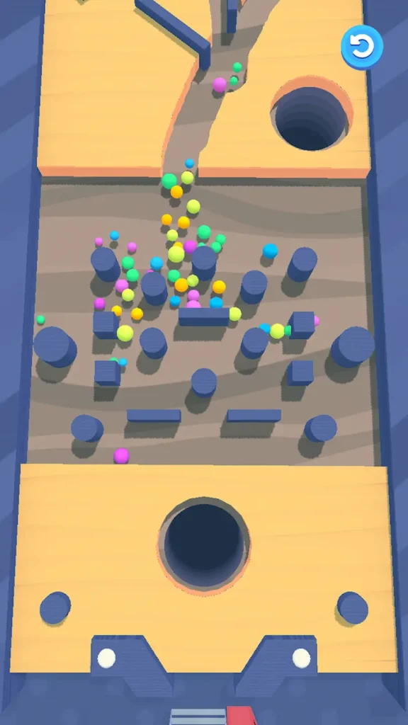 The Gameplay Of Sand Balls Mod APK