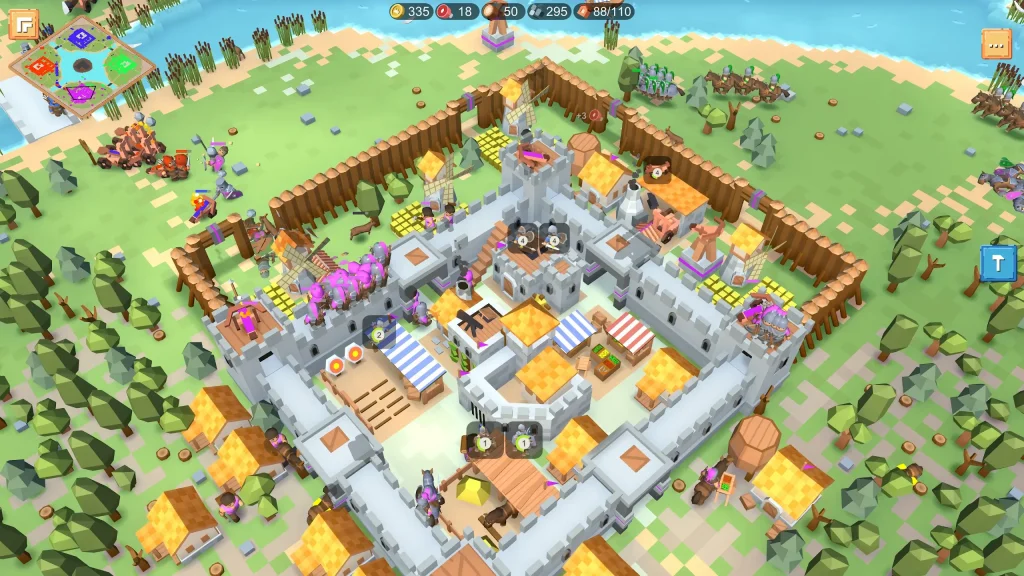 Gameplay of RTS Seige Up MOD APK