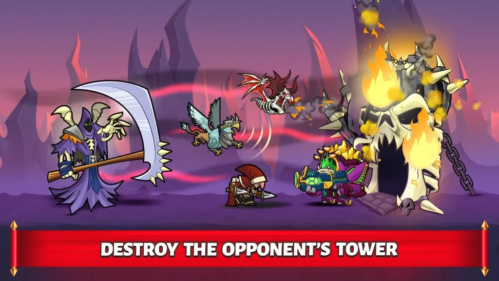 Gameplay of Tower Conquest Mod APK
