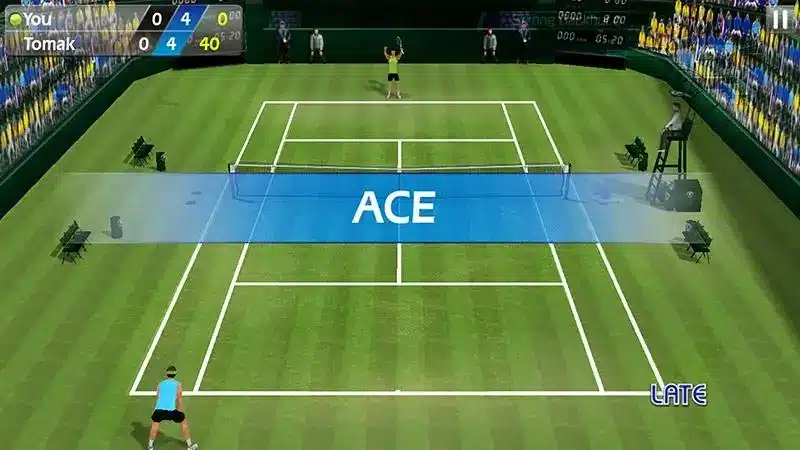 Gameplay of 3D Tennis MOD APK