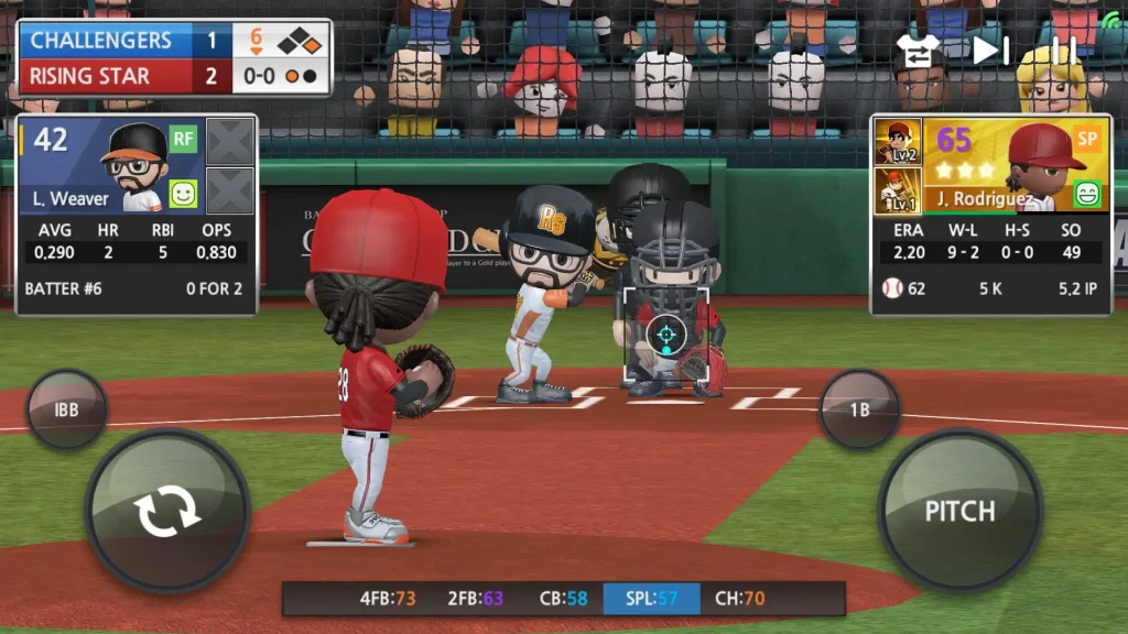 Gameplay of Baseball 9 Mod APK