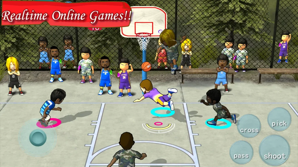 Gameplay of Street Basketball Association Mod APK