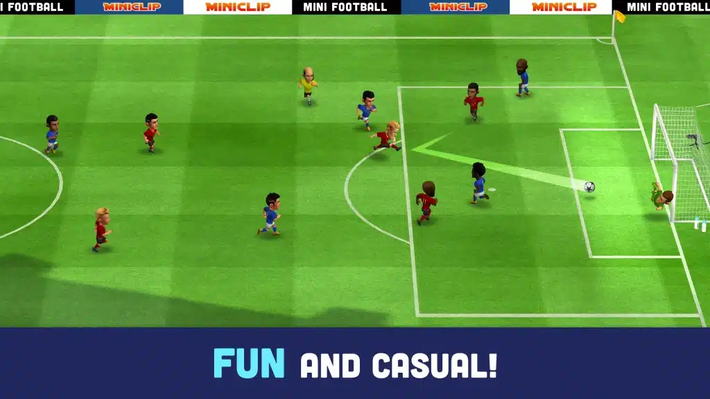 The Gameplay of Mini Football Mod APK
