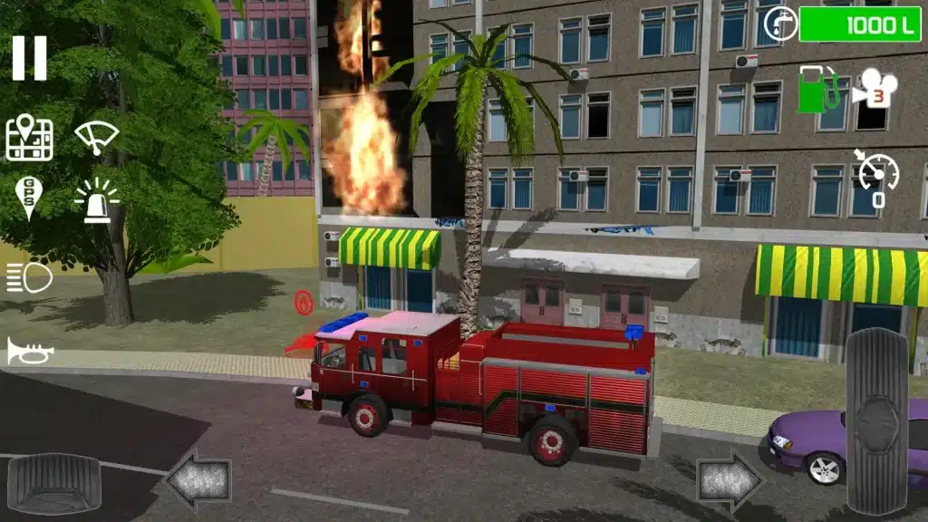 Interesting Plot of Fire Engine Simulator MOD APK