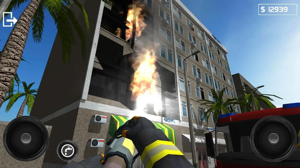 The Gameplay of Fire Engine Simulator MOD APK